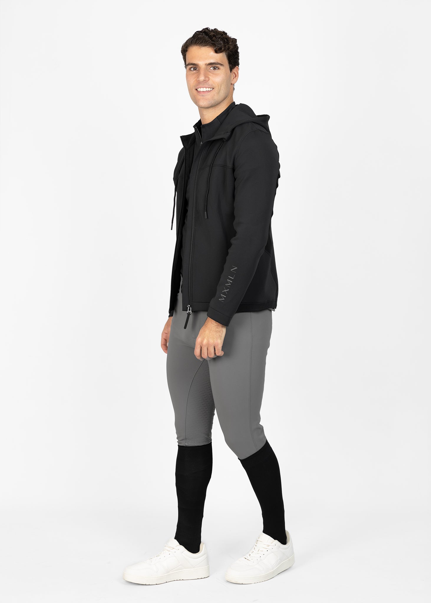 Producto ecuestre Maximilian Equestrian Club Zip Hoodie (Black) detalle 11