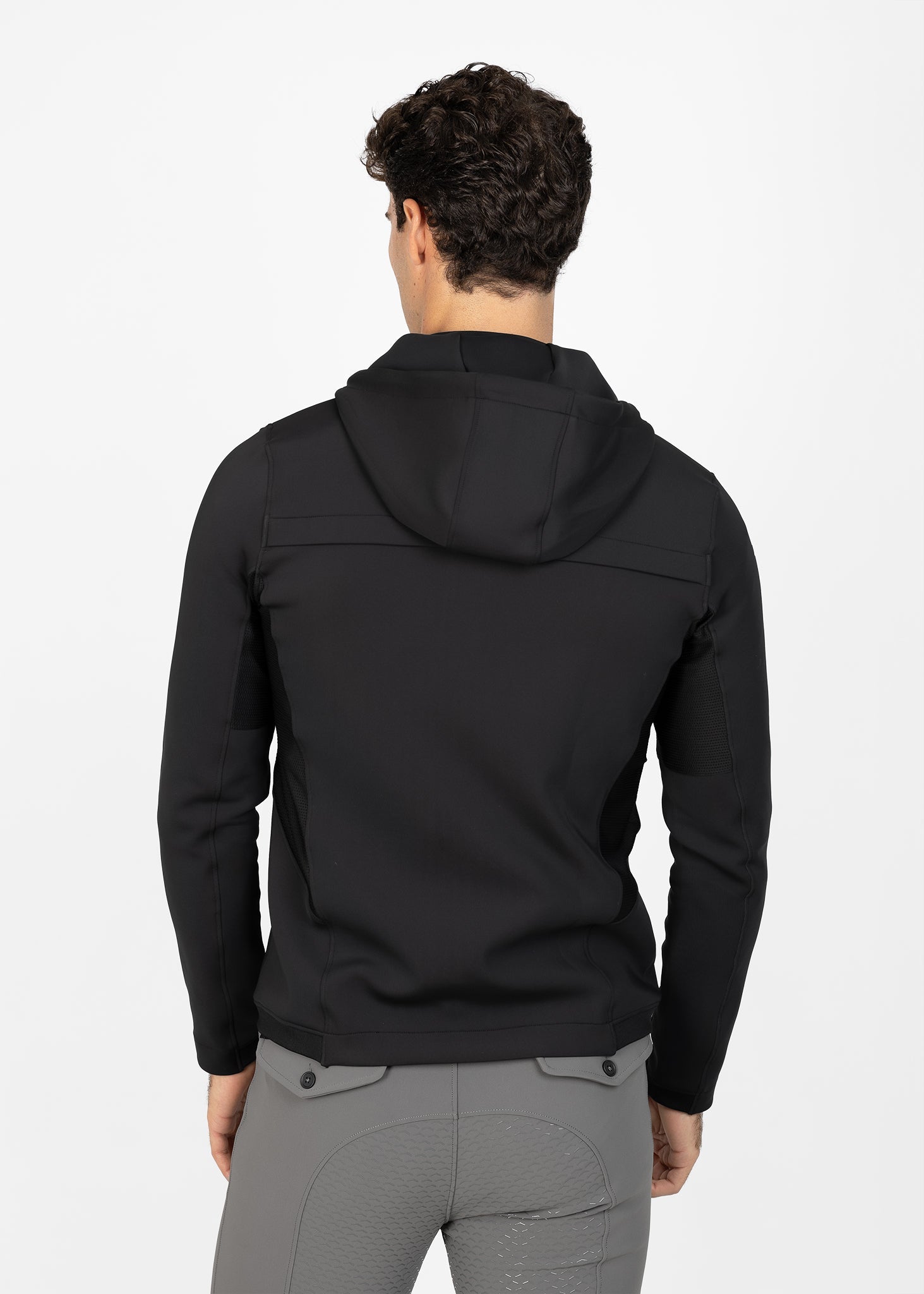Producto ecuestre Maximilian Equestrian Club Zip Hoodie (Black) detalle 5