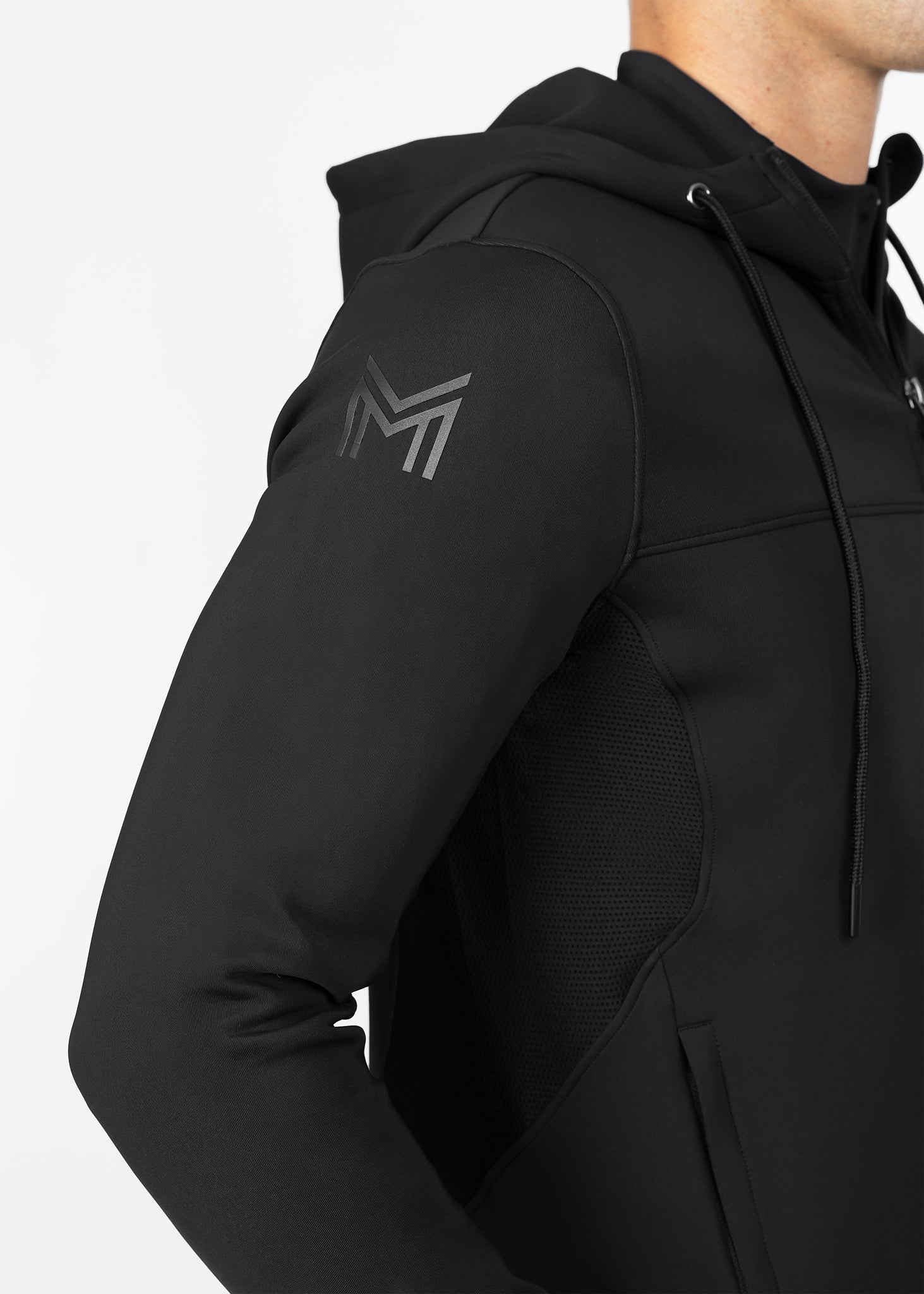 Producto ecuestre Maximilian Equestrian Club Zip Hoodie (Black) detalle 9