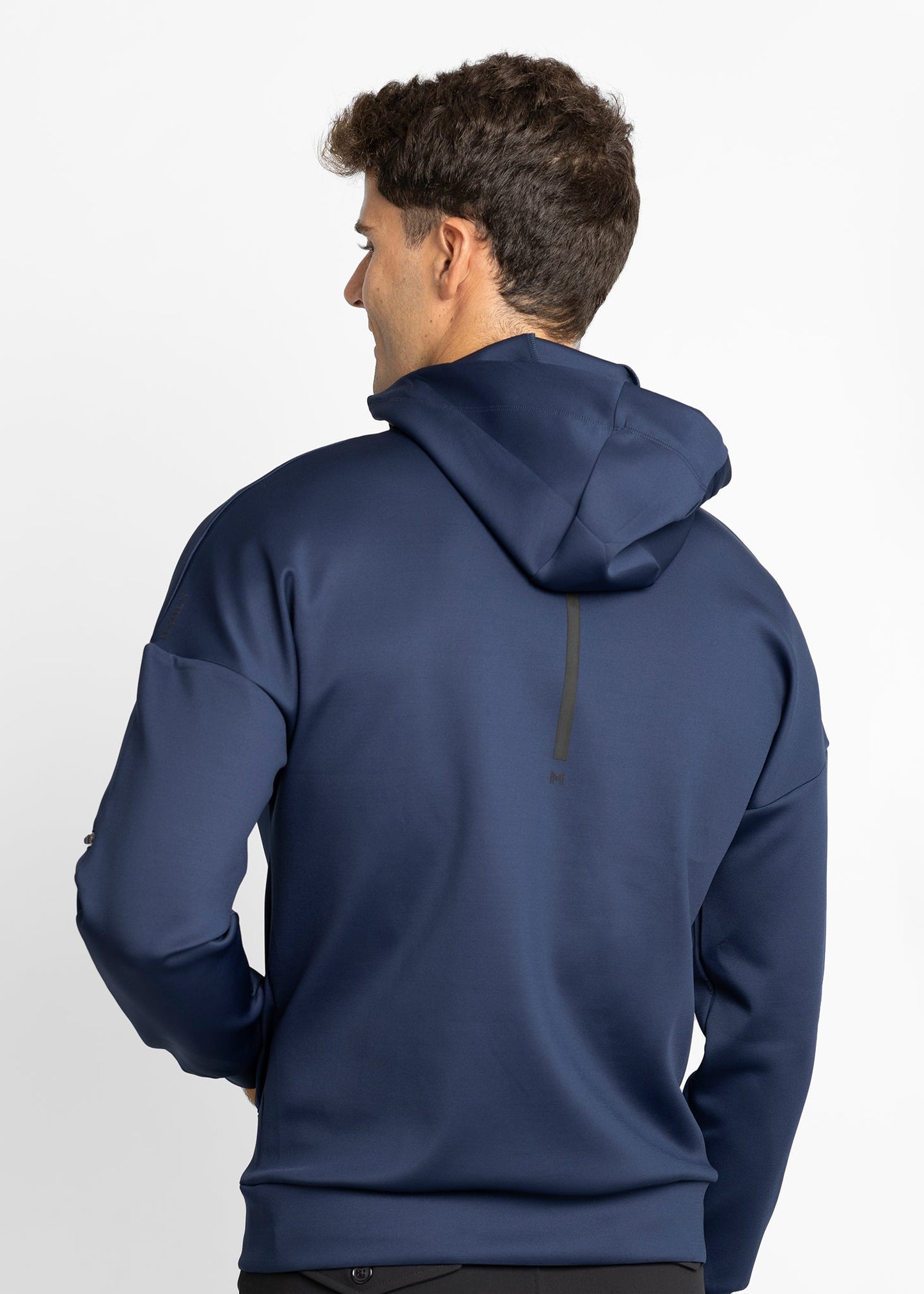 Camiseta técnica Maximilian Equestrian Element Zip Hoodie (Navy) detalle 3