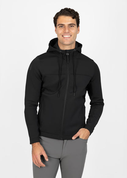 Producto ecuestre Maximilian Equestrian Club Zip Hoodie (Black) vista principal