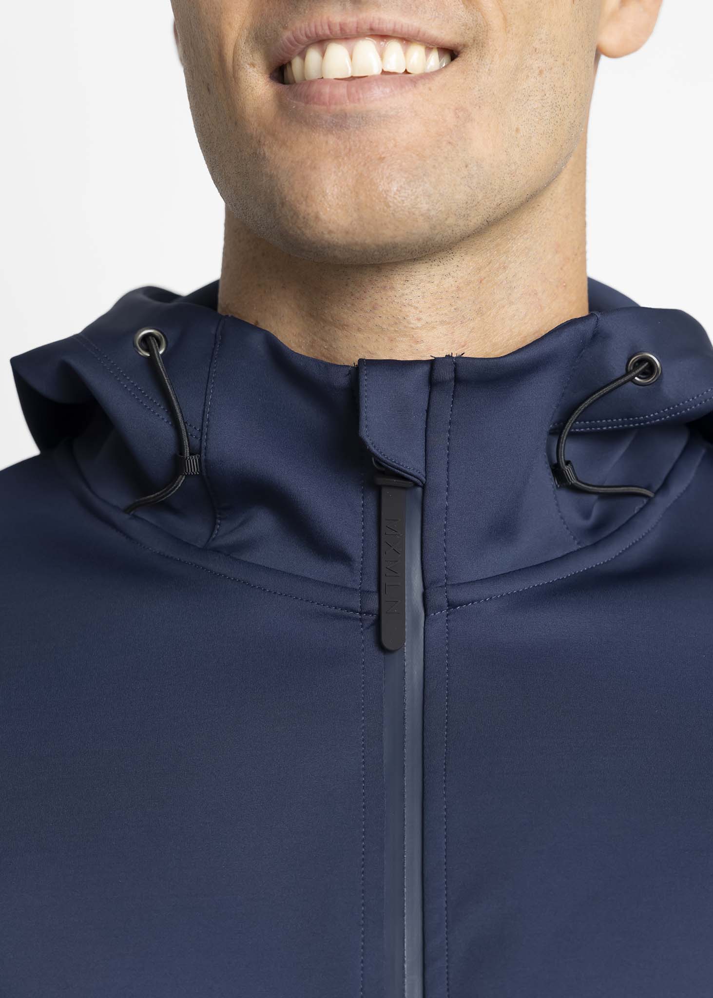 Camiseta técnica Maximilian Equestrian Element Zip Hoodie (Navy) detalle 8