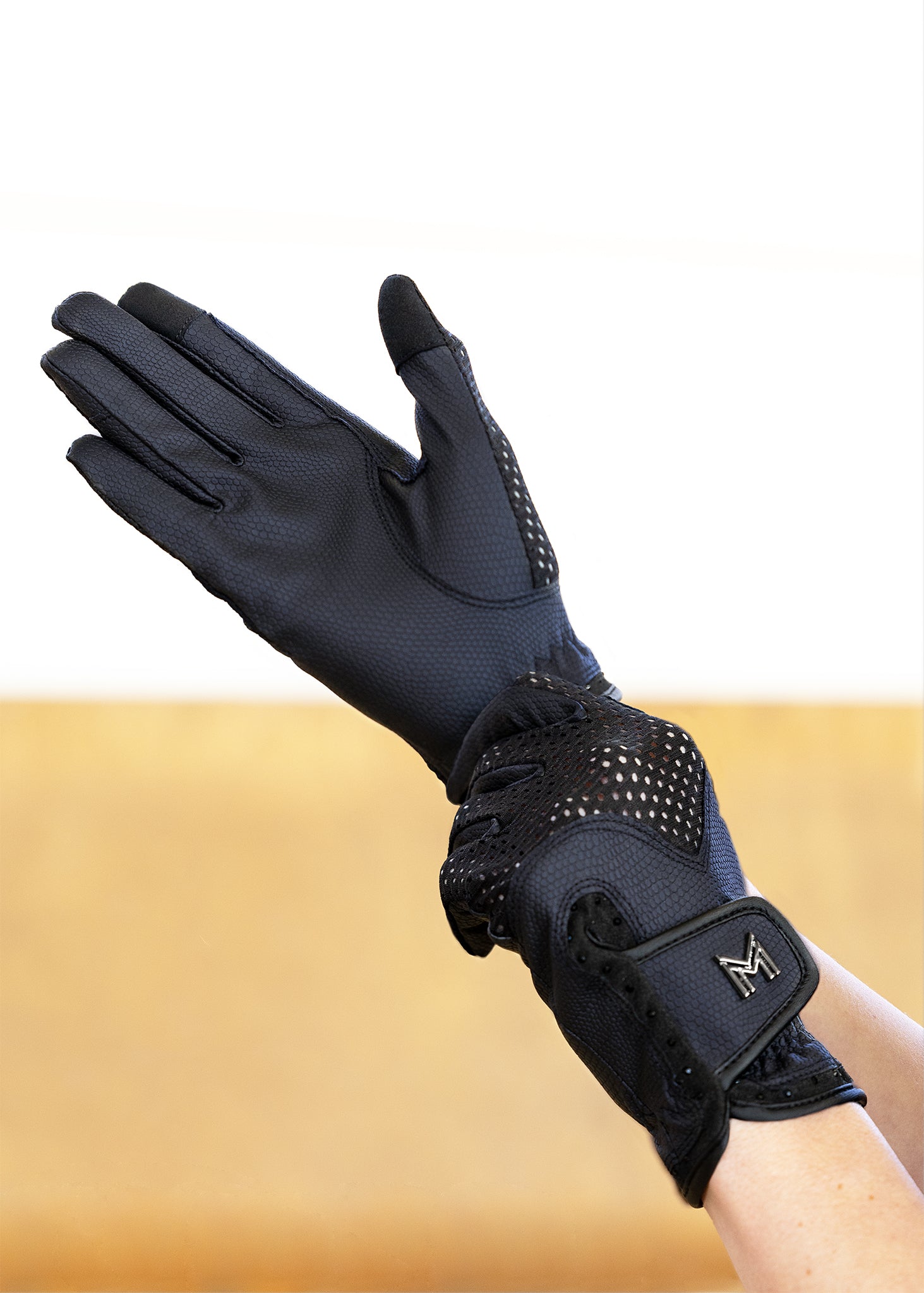 Producto ecuestre Maximilian Equestrian Ava Riding Gloves (Navy/Black) detalle 2
