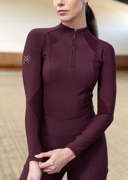 Base Layer Frame Manga Larga Maximilian Burgundy