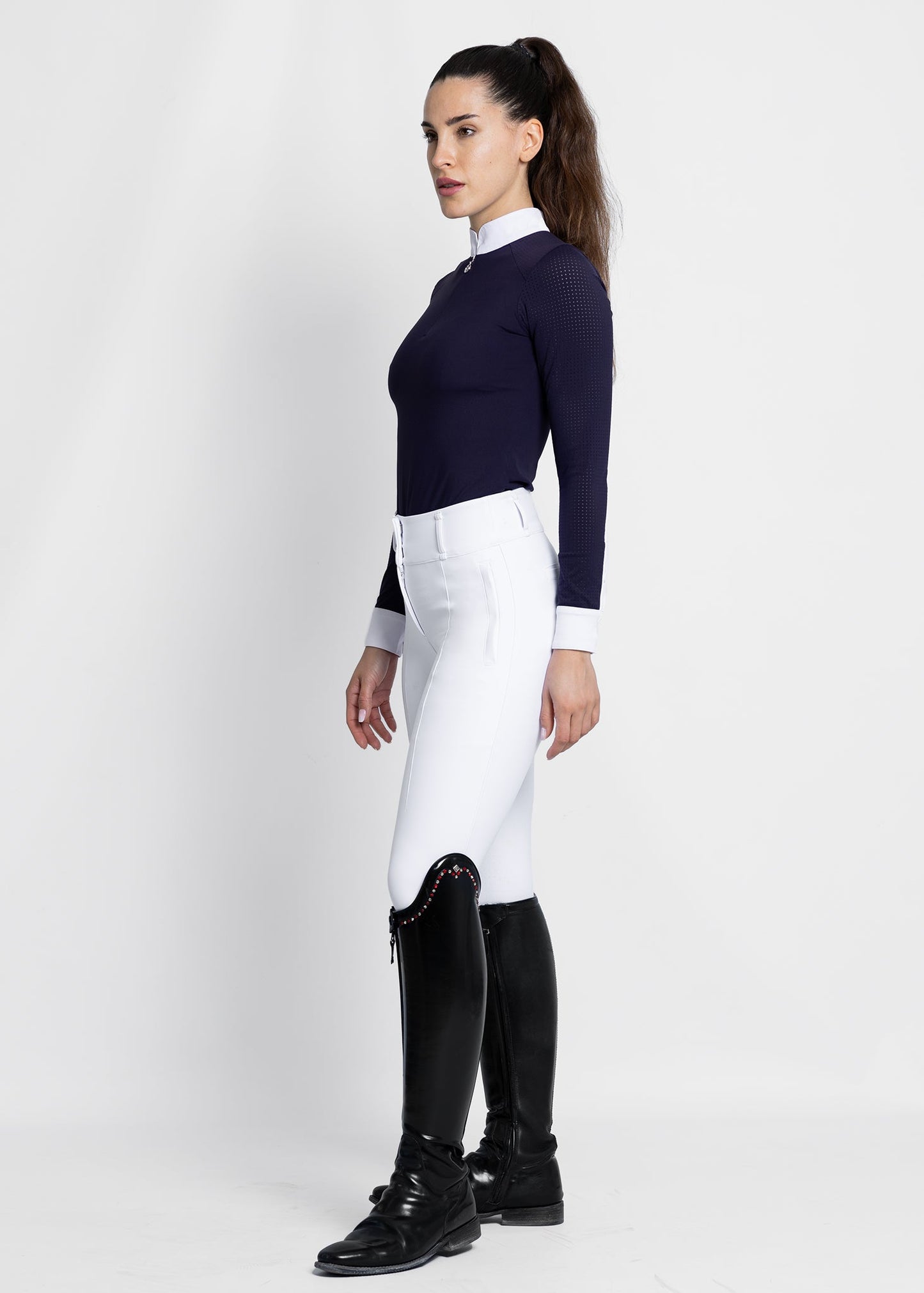 Producto ecuestre Maximilian Equestrian Honour Breeches (White) detalle 4