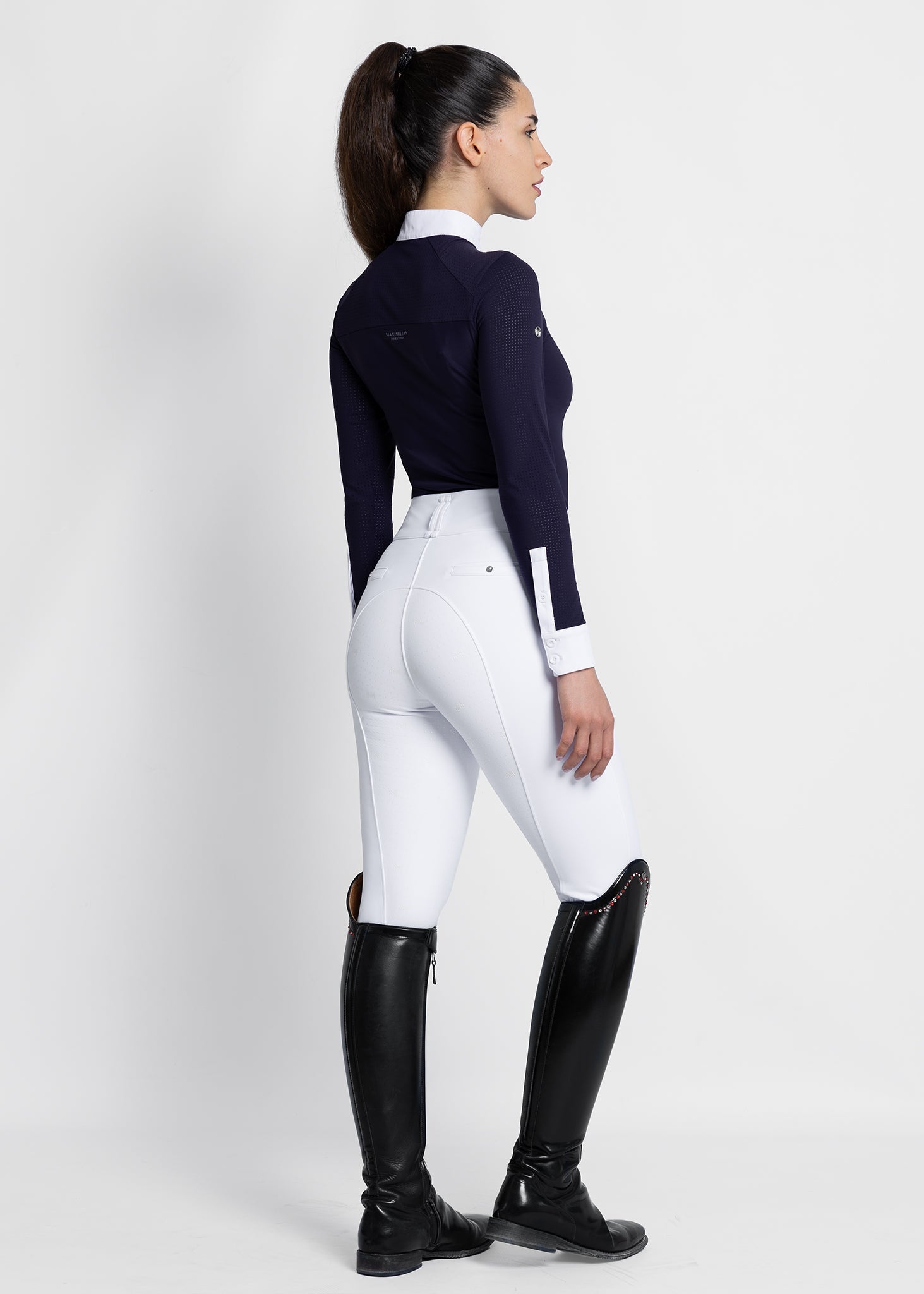 Producto ecuestre Maximilian Equestrian Honour Breeches (White) detalle 7