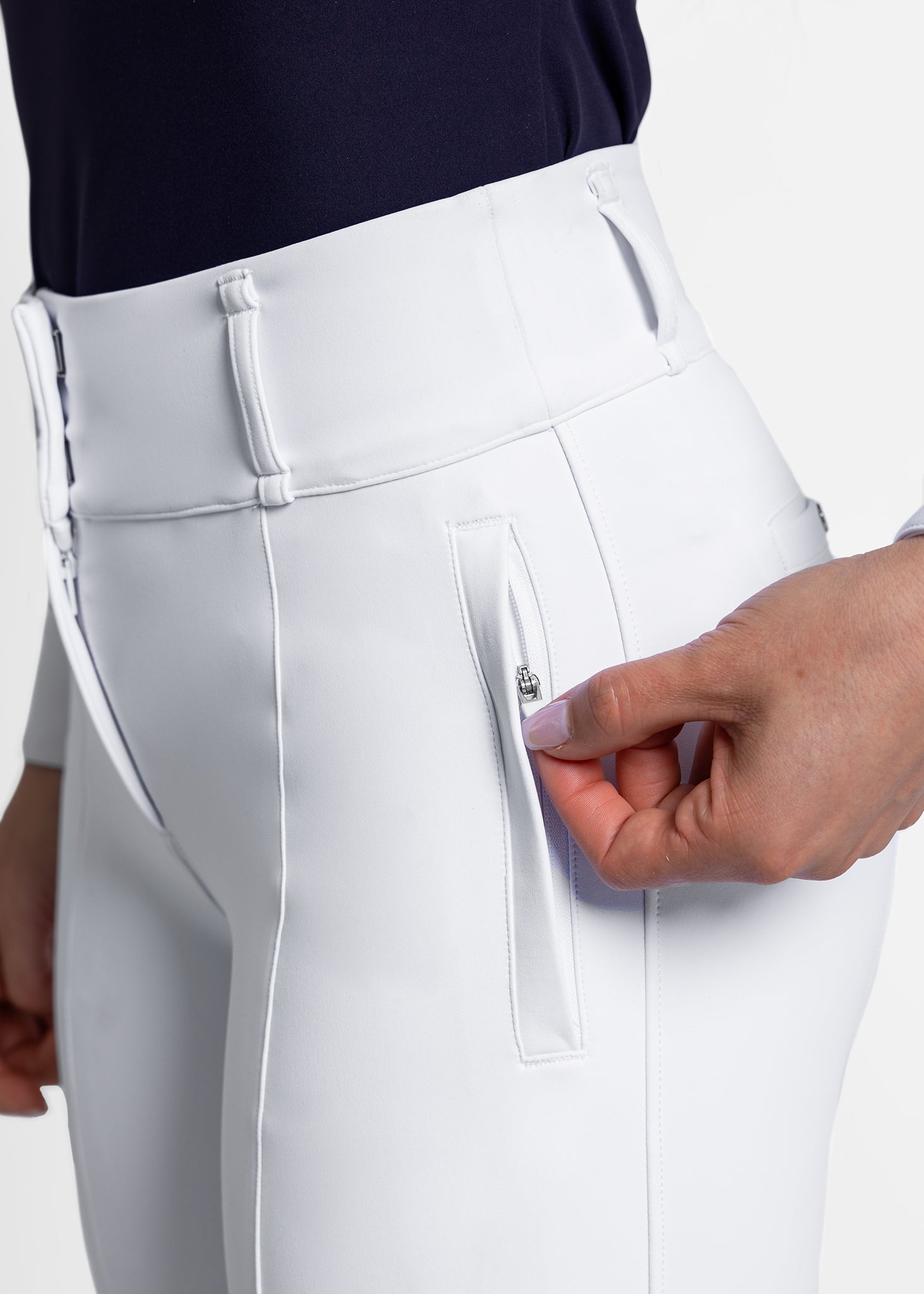 Producto ecuestre Maximilian Equestrian Honour Breeches (White) detalle 12