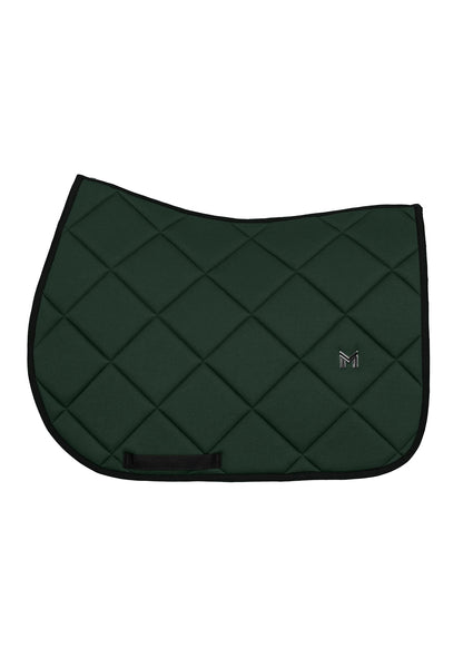 Producto ecuestre Maximilian Equestrian Crew Jumping Saddle Pad (Hunter Green) vista principal
