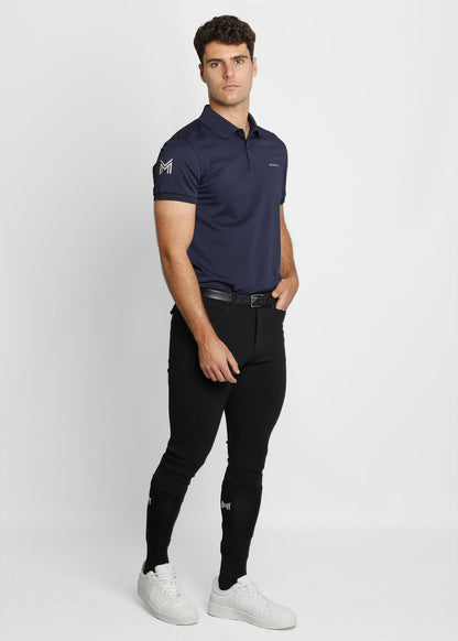 Maximilian Equestrian Blaze Polo Shirt (Navy) para equitación - vista 8