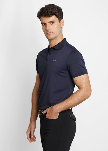 Maximilian Equestrian Blaze Polo Shirt (Navy) para equitación - vista 3