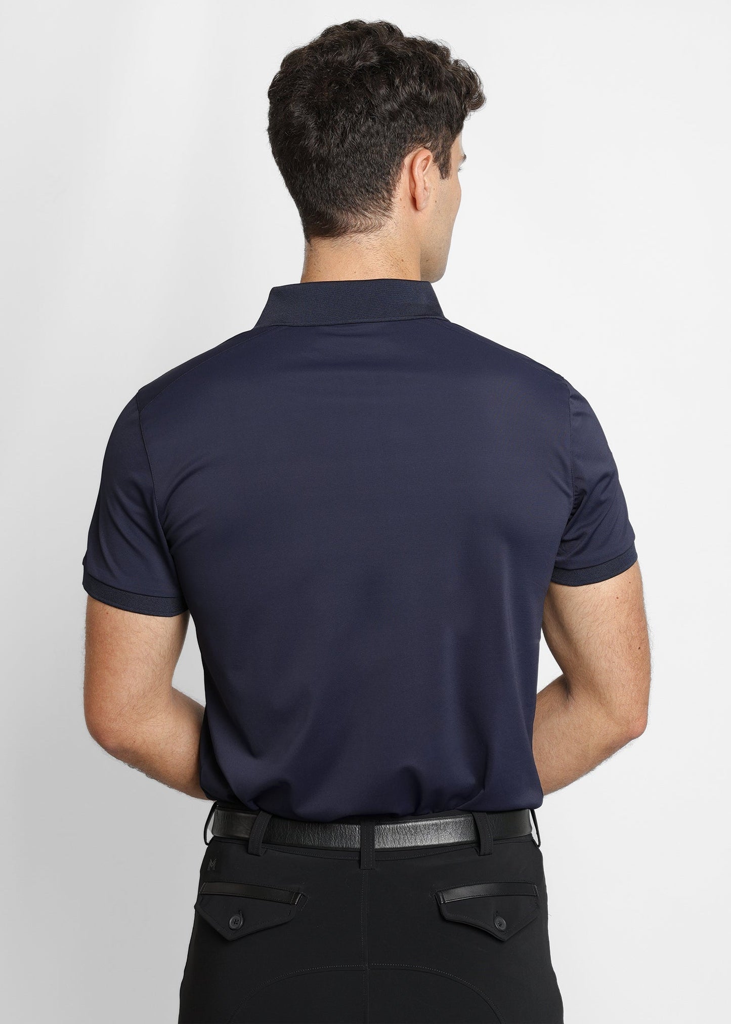 Maximilian Equestrian Blaze Polo Shirt (Navy) para equitación - vista 5