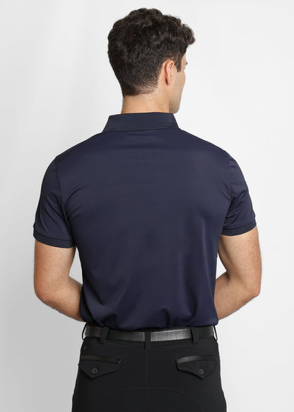 Maximilian Equestrian Blaze Polo Shirt (Navy) para equitación - vista 5