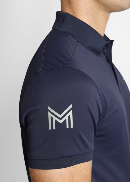 Maximilian Equestrian Blaze Polo Shirt (Navy) para equitación - vista 7