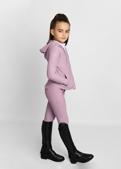 Producto ecuestre Maximilian Equestrian YR Reflection Zip Hoodie (Mauve) detalle 8