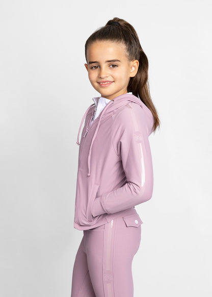 Producto ecuestre Maximilian Equestrian YR Reflection Zip Hoodie (Mauve) vista principal