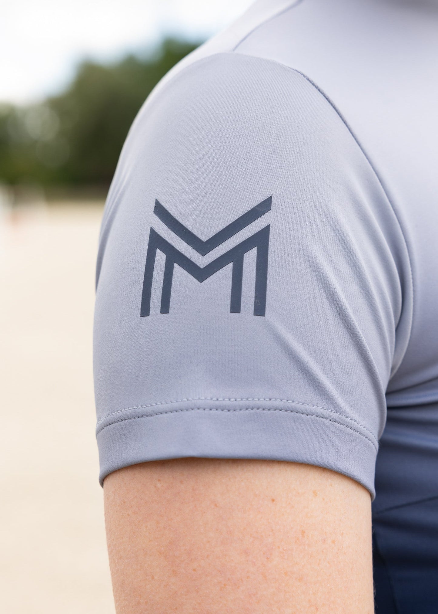 Camiseta técnica Maximilian Equestrian Ombré Short Sleeve ropa técnica (Navy) detalle 5