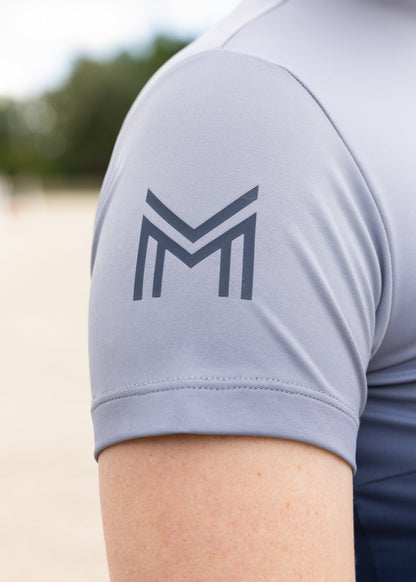 Camiseta técnica Maximilian Equestrian Ombré Short Sleeve ropa técnica (Navy) detalle 5