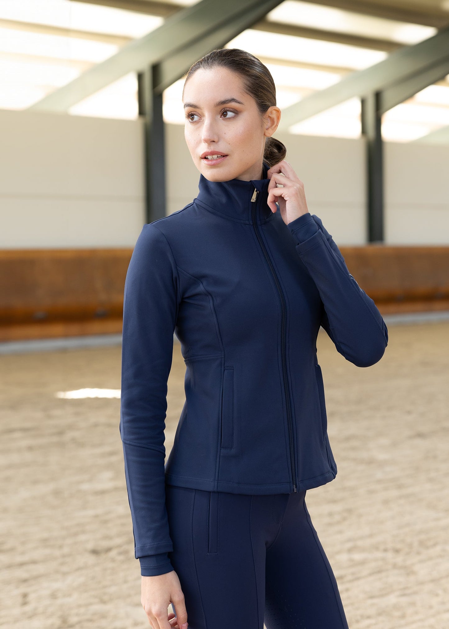 Camiseta técnica Maximilian Equestrian Vera Fleeced Jacket (Navy) detalle 3