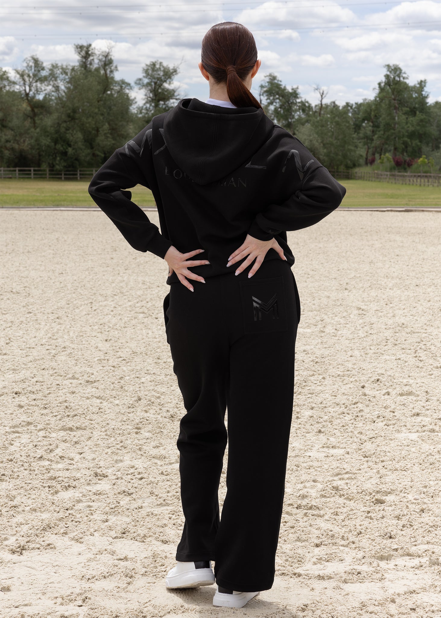 Producto ecuestre Maximilian Equestrian Icon Sweatpants (Black) detalle 5