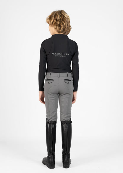 Producto ecuestre Maximilian Equestrian YR Performance Breeches (Grey) detalle 8