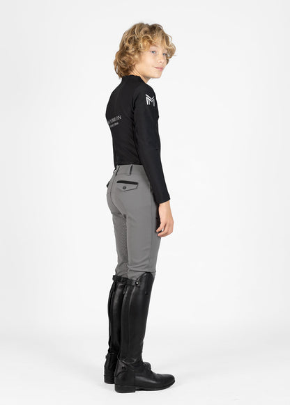Producto ecuestre Maximilian Equestrian YR Performance Breeches (Grey) detalle 7