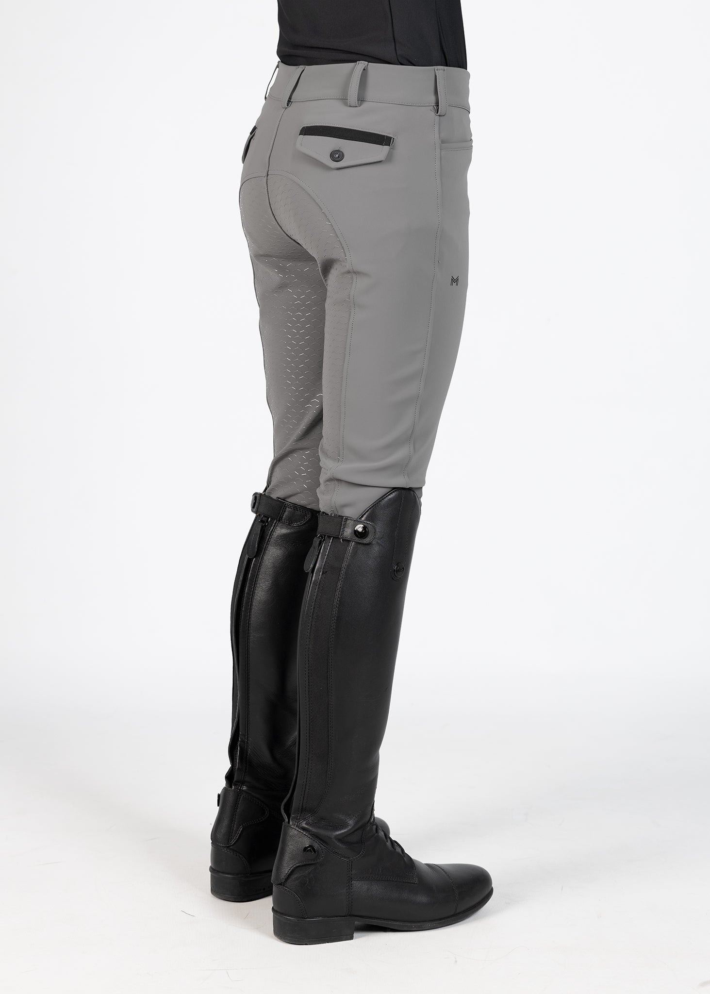 Producto ecuestre Maximilian Equestrian YR Performance Breeches (Grey) detalle 5