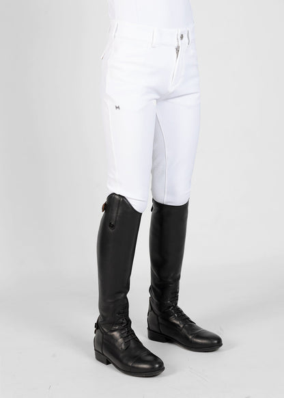 Producto ecuestre Maximilian Equestrian YR Performance Breeches (White) detalle 6