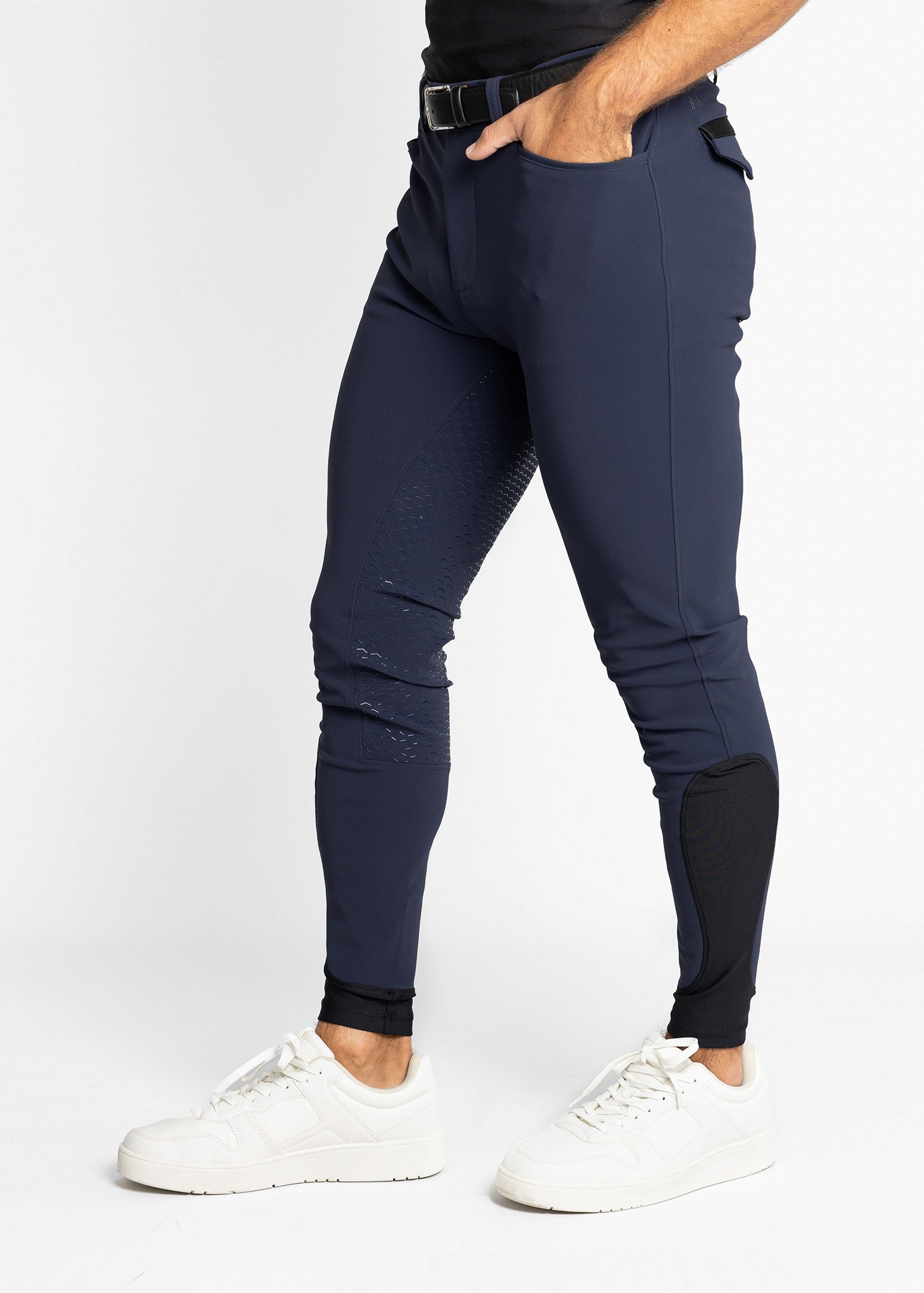 Producto ecuestre Maximilian Equestrian Performance Breeches (Navy) detalle 3