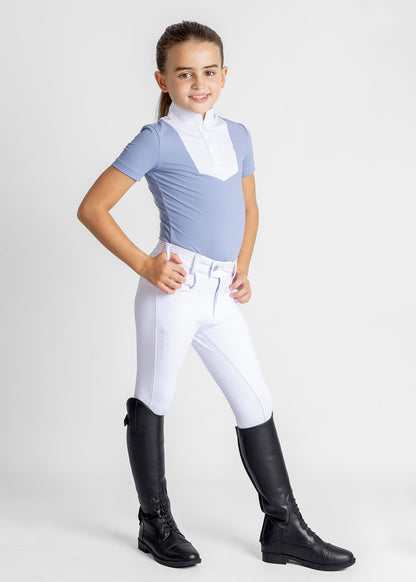 Producto ecuestre Maximilian Equestrian YR Reflection Breeches (White) detalle 4