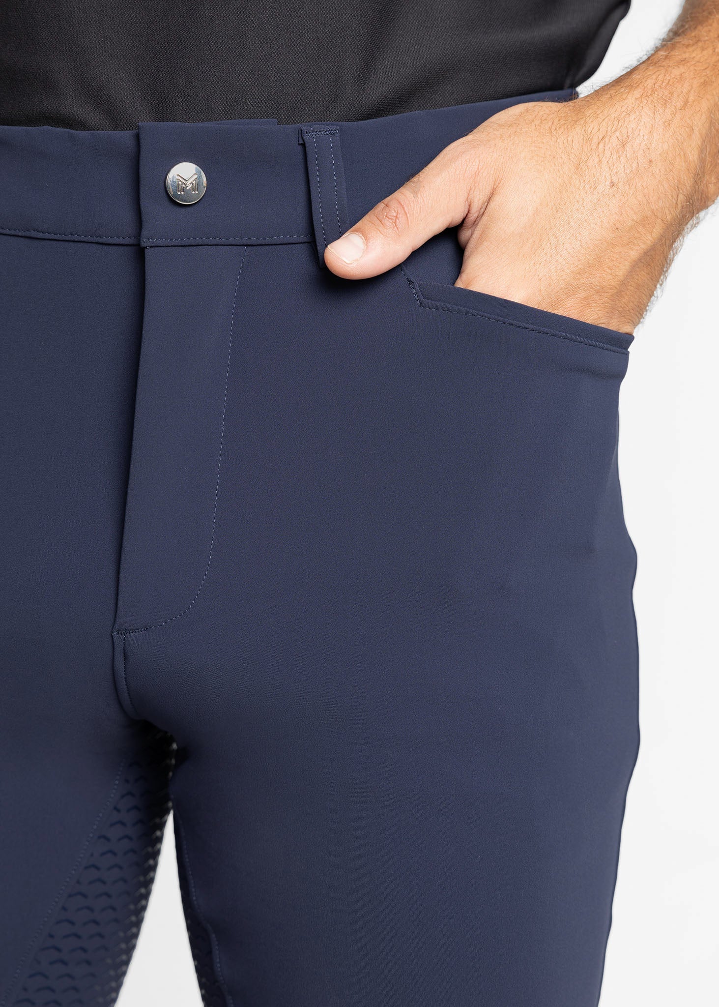 Producto ecuestre Maximilian Equestrian Performance Breeches (Navy) detalle 8