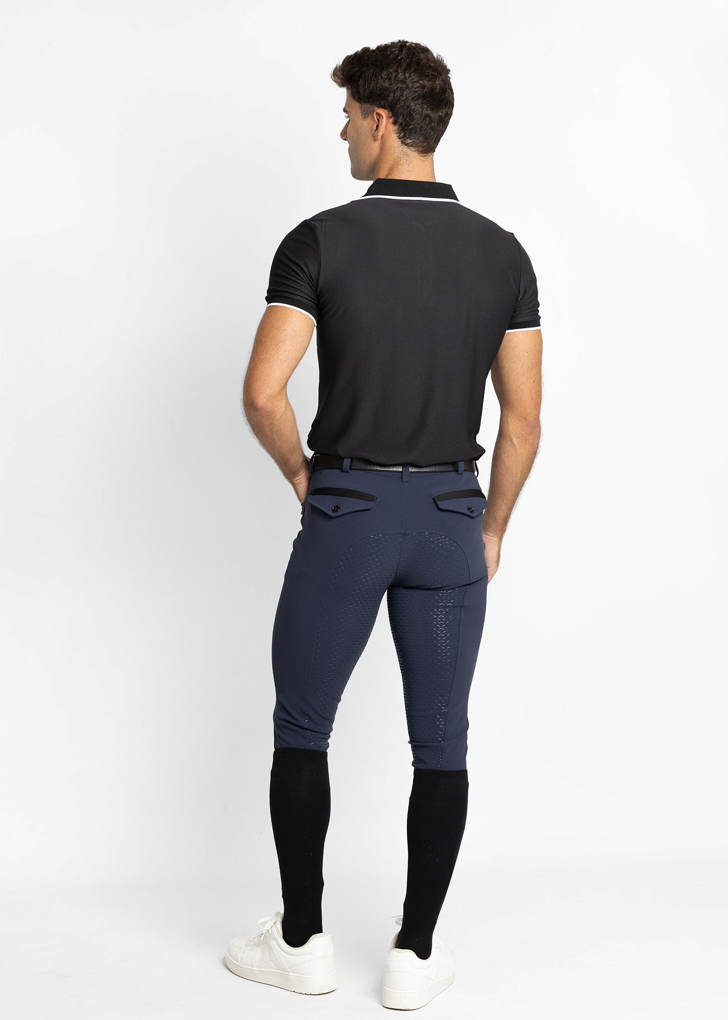 Producto ecuestre Maximilian Equestrian Performance Breeches (Navy) detalle 10
