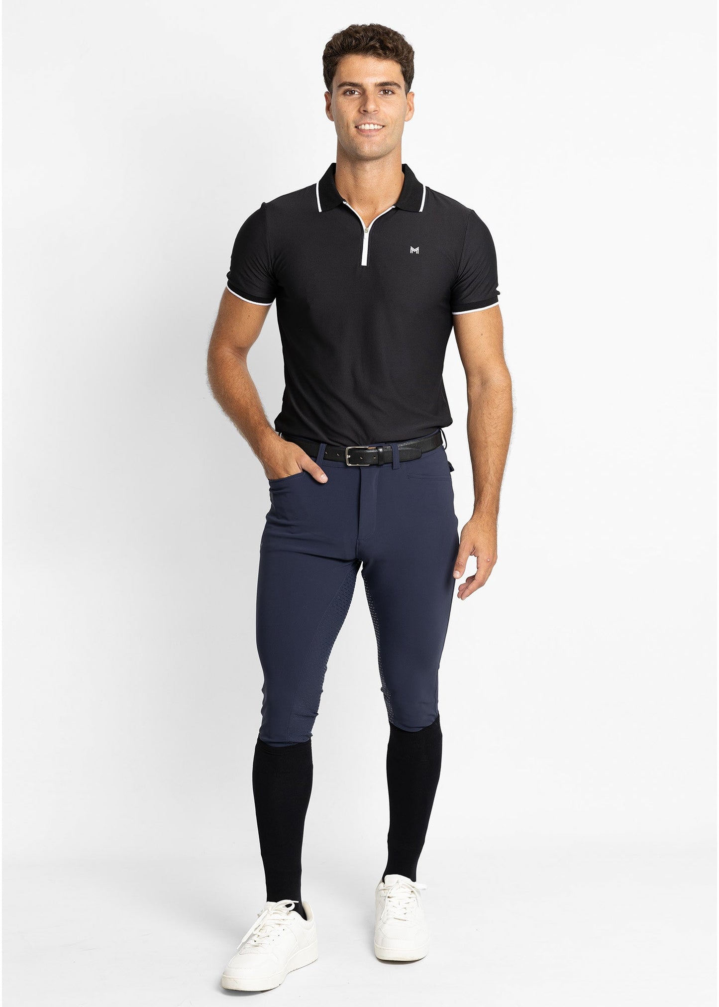 Producto ecuestre Maximilian Equestrian Performance Breeches (Navy) detalle 9
