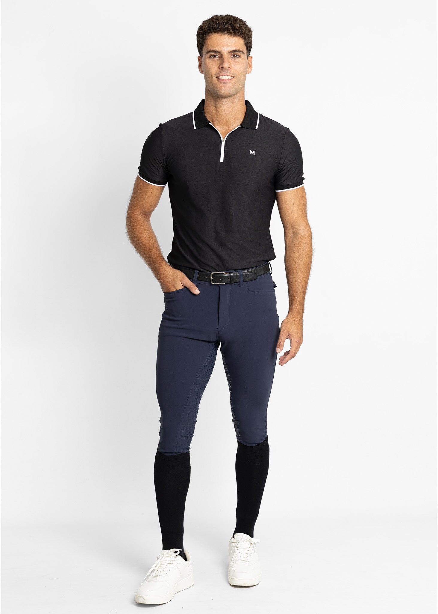 Producto ecuestre Maximilian Equestrian Performance Breeches (Navy) detalle 9