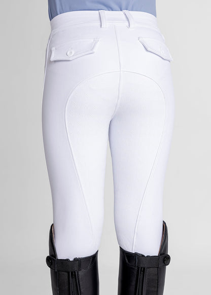 Producto ecuestre Maximilian Equestrian YR Reflection Breeches (White) detalle 5