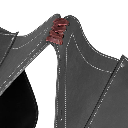 Bolso de ternero cierre de 3 cordones Lakota - Negro