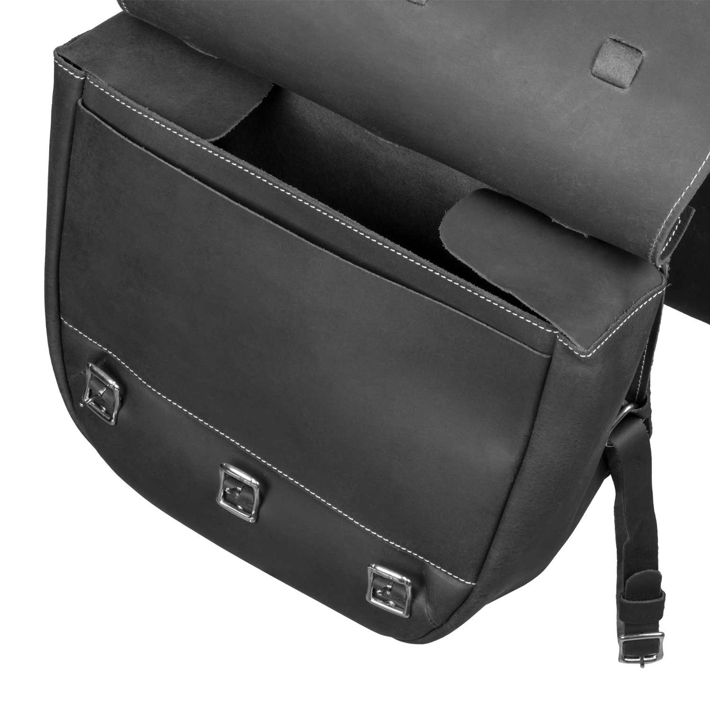 Bolso de ternero cierre de 3 cordones Lakota - Negro