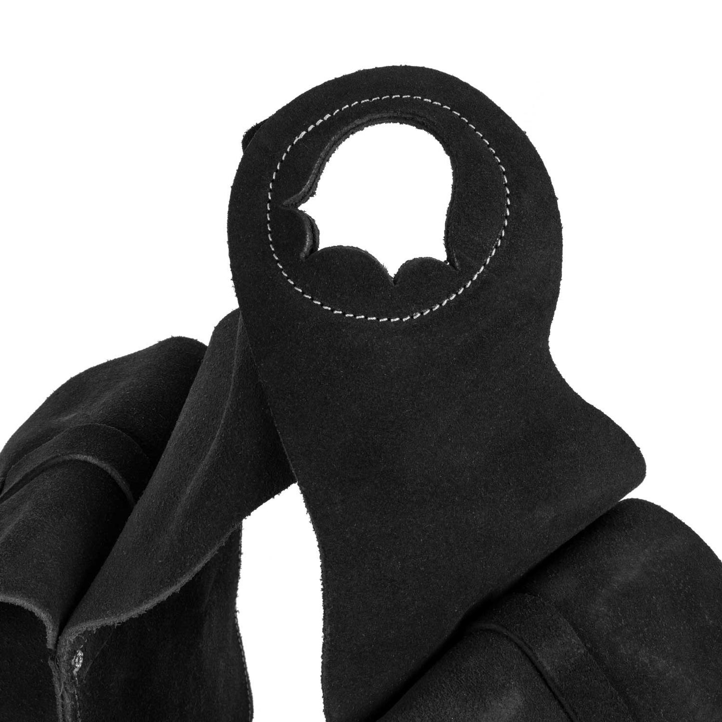 Bolso delantero de piel de ante Lakota - Negro