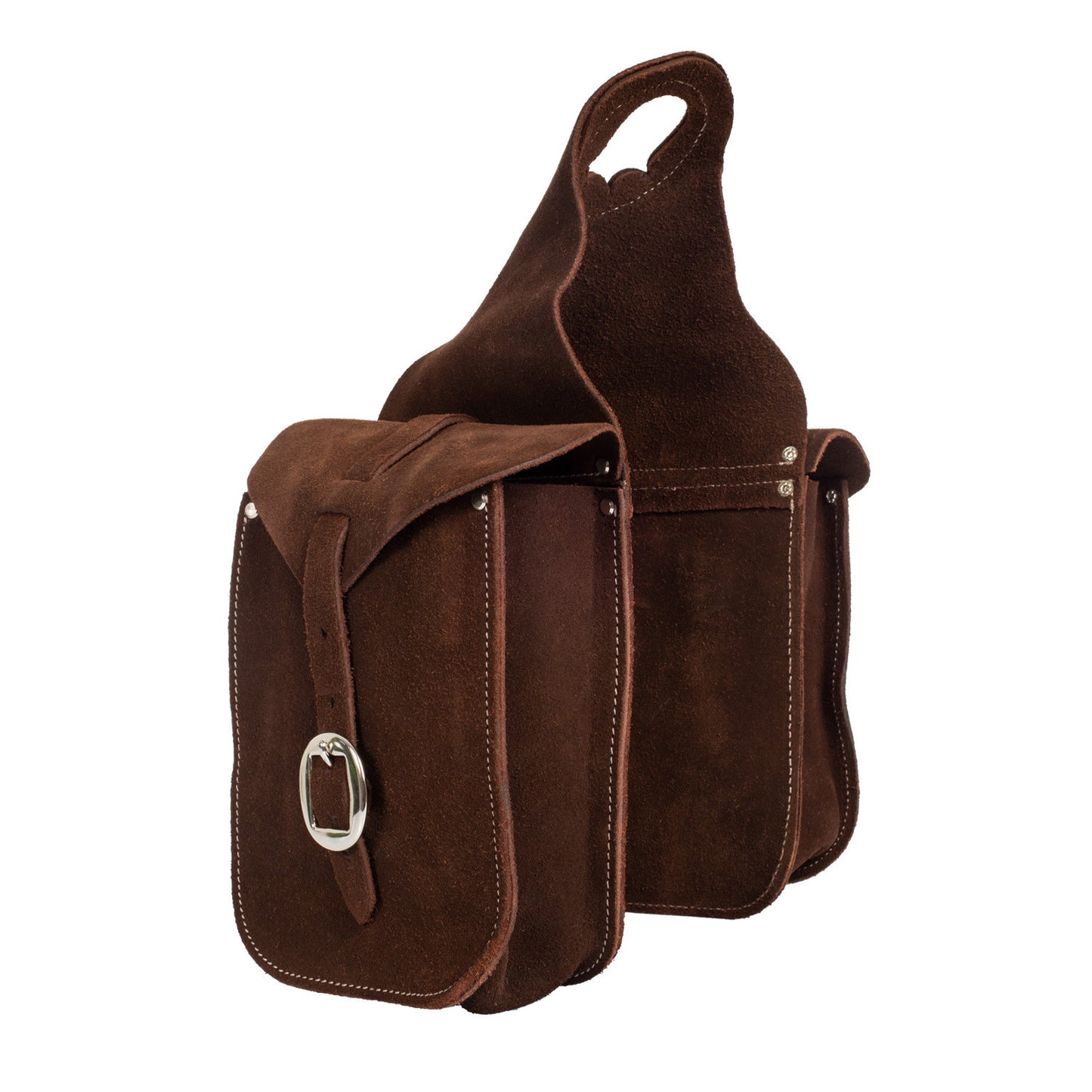 Bolso delantero de piel de ante Lakota - Marrón