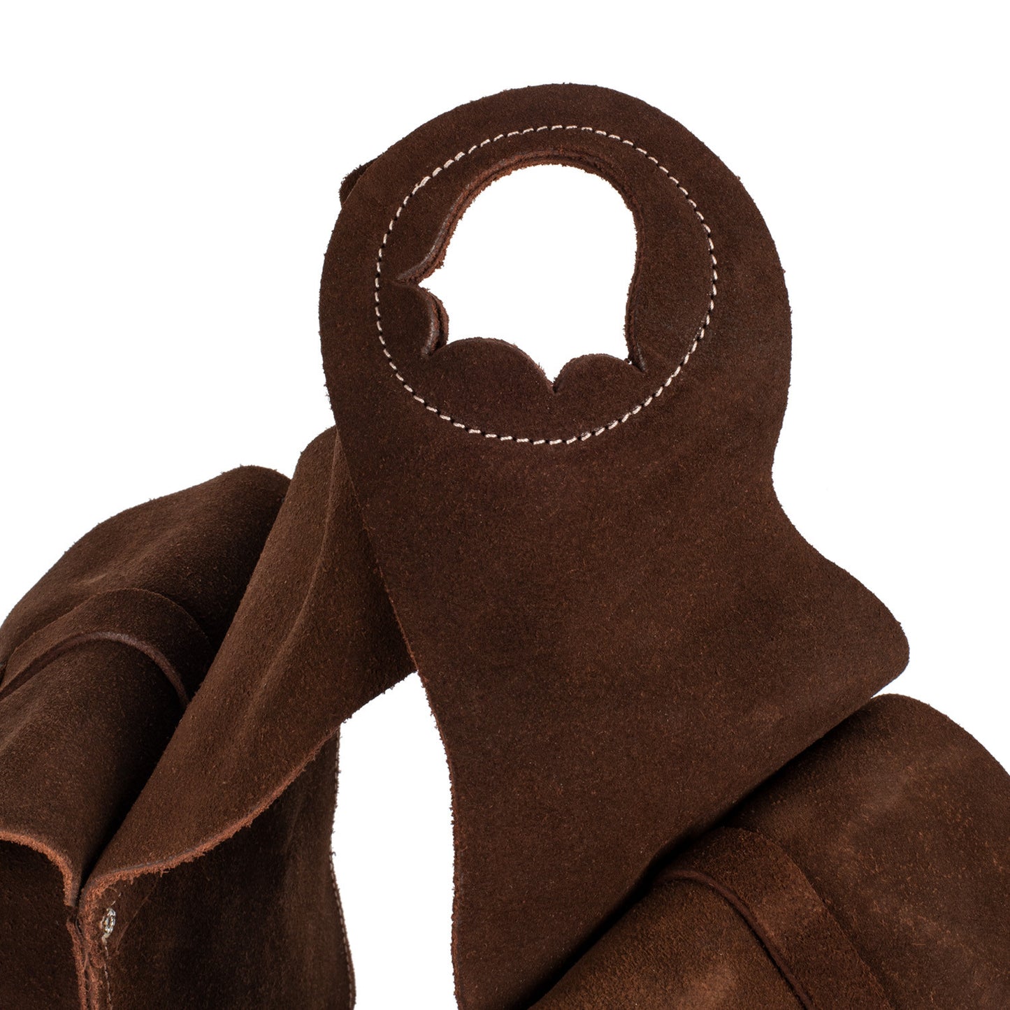 Bolso delantero de piel de ante Lakota - Marrón