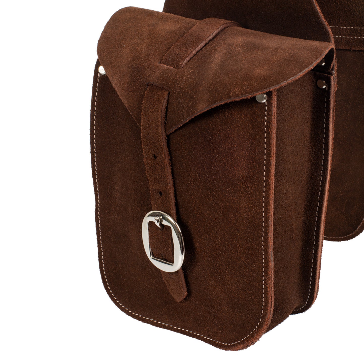 Bolso delantero de piel de ante Lakota - Marrón