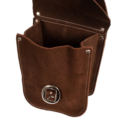 Bolso delantero de piel de ante Lakota - Marrón