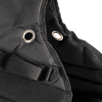 Alforja trasera deluxe 2 bolsillos Pool's - Negro
