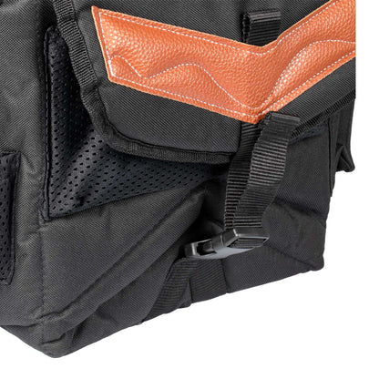 Alforja trasera deluxe 2 bolsillos Pool's - Negro