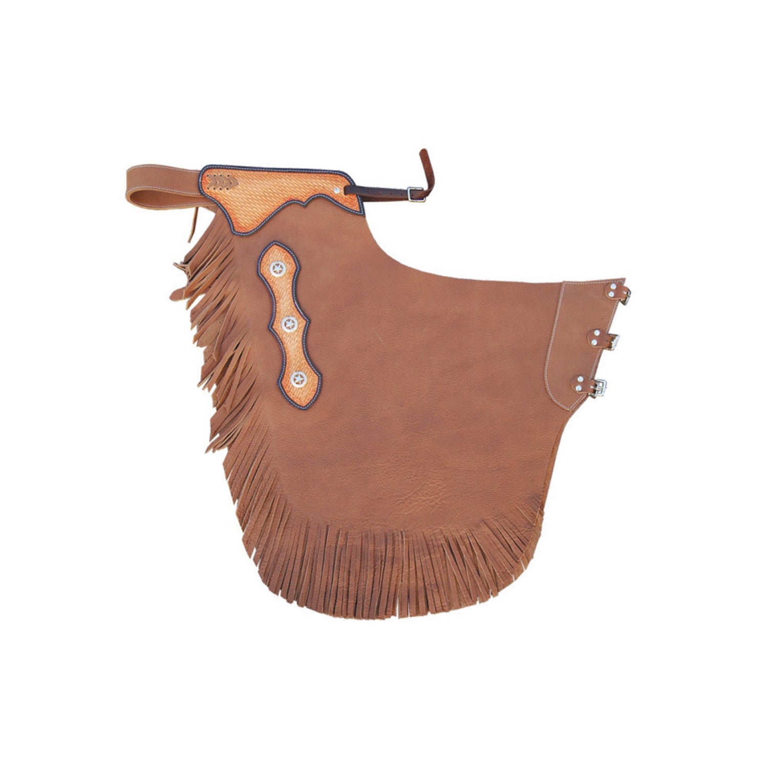 Chaps de cuero liso modelo "Rodeo" Lakota