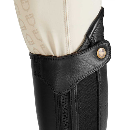 Polainas unisex de cuero de alta calidad Equestro - Negro