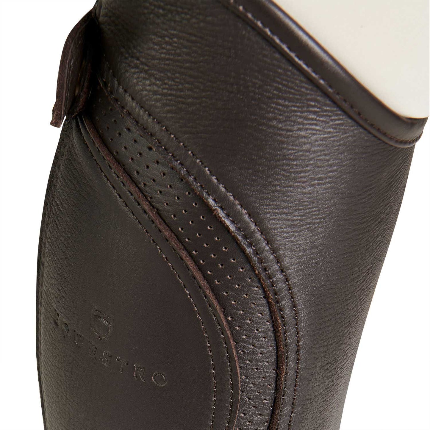 Polainas unisex de cuero de alta calidad Equestro - Marrón