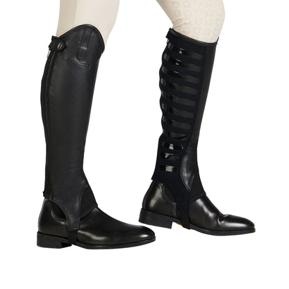 Polainas unisex con agarre de silicona Equestro - Negro