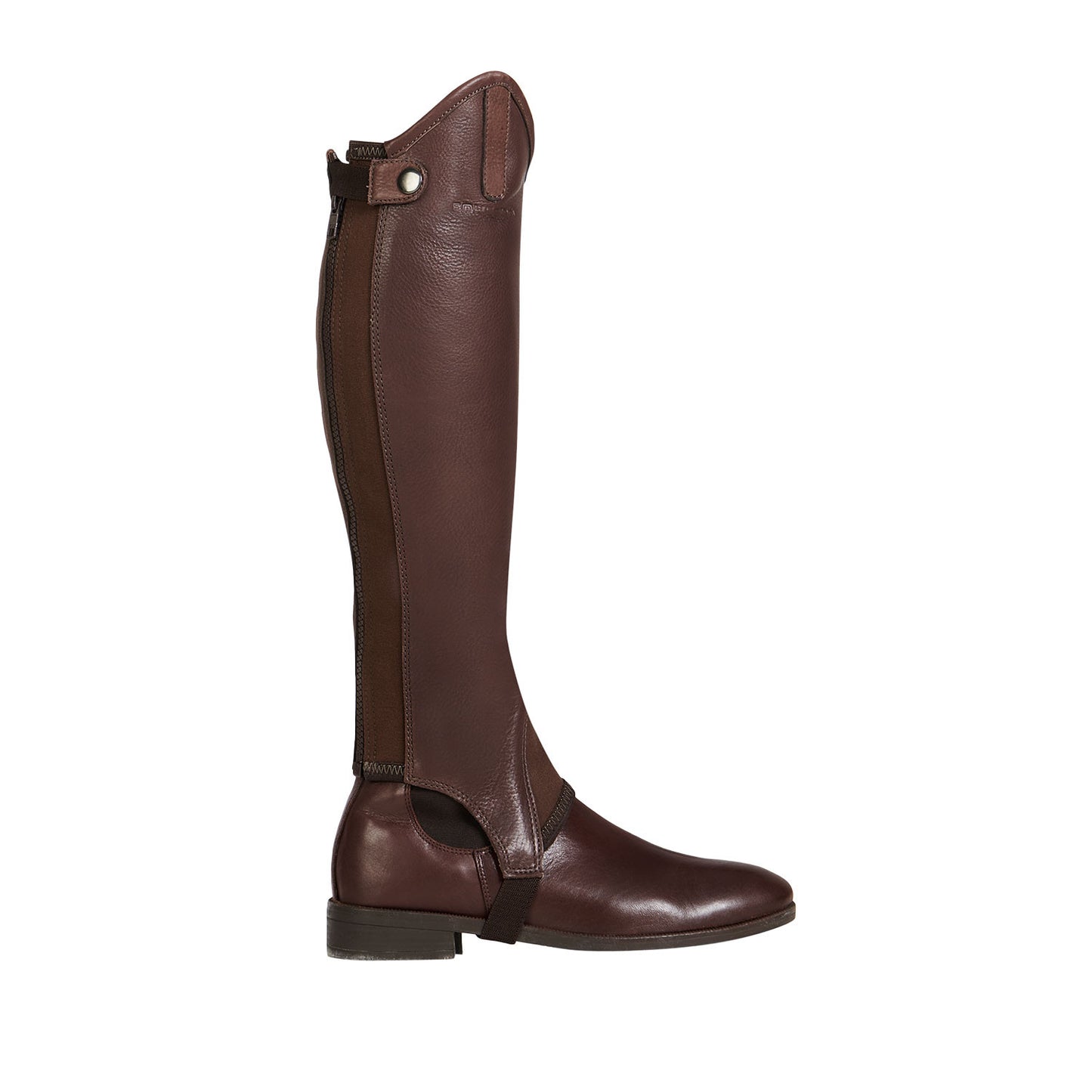 Polainas unisex con agarre de silicona Equestro - Marrón