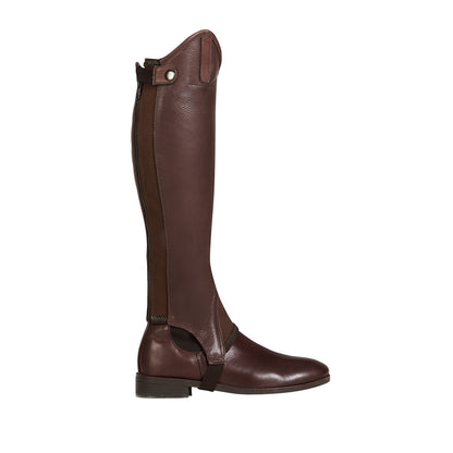 Polainas unisex con agarre de silicona Equestro - Marrón