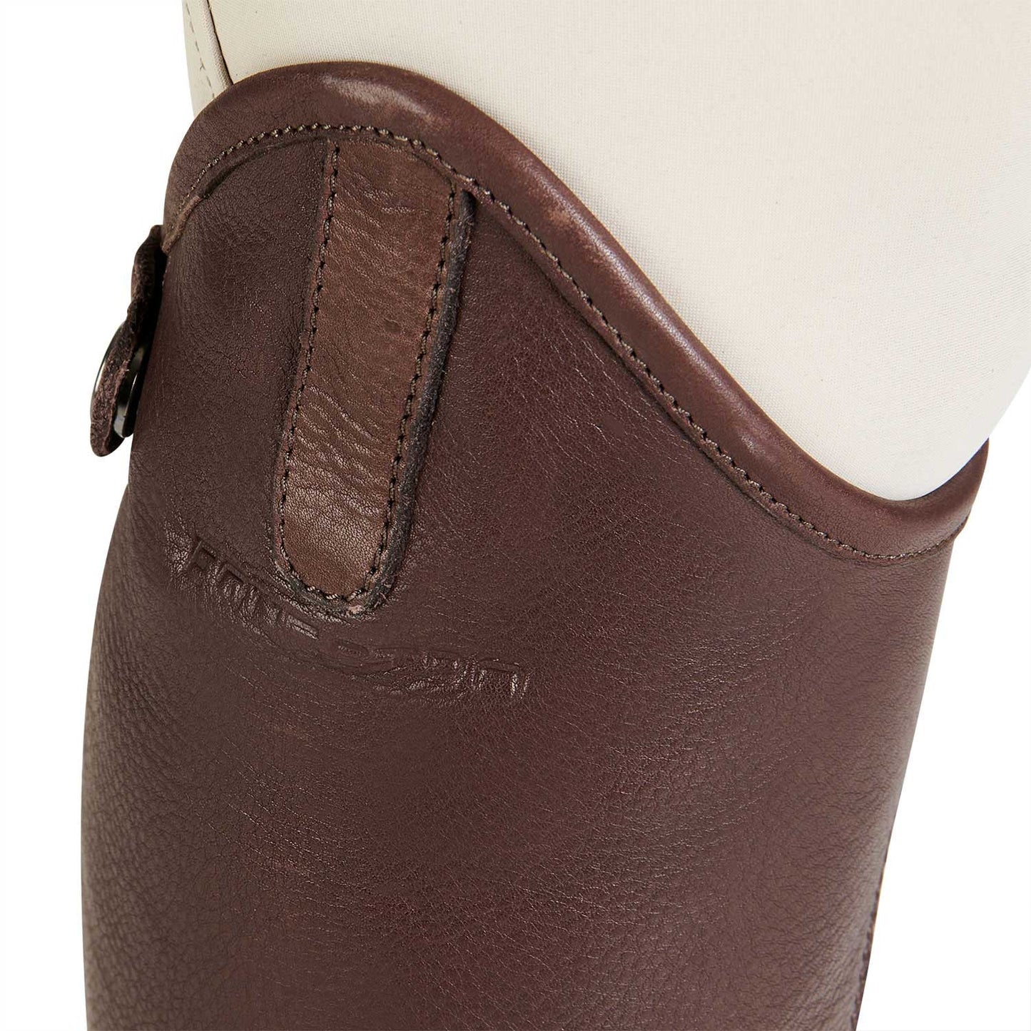 Polainas unisex con agarre de silicona Equestro - Marrón
